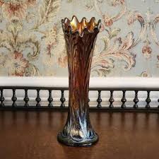Brown Fenton Vase - Etsy