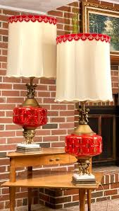 Mid-century Hollywood Regency Ceramic Table Lamps With ...