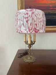 Converted Antique Cast Brass Lucerne Oil Lamp, C. 1890 ...