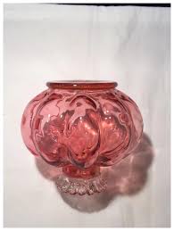 Fenton Ruby Overlay Diamond Optic No. 192 Squat Cologne. For ...