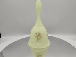 Uranium Custard Satin Fenton Bell - Rescue Me Vintage SE - 6 ...
