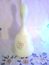 Vintage Collectible Glass Antique Custard Pink Blossom Bell ...