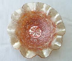 Antique Dugan GARDEN PATH Pattern Carnival Glass 8 3/4 Inch Bowl-vintage 1910-15 - Etsy UK