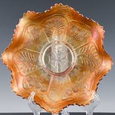 Carnival Glass Peacock - Etsy Canada