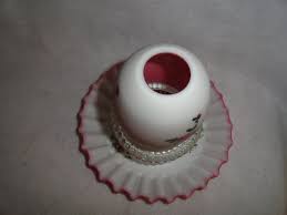 Vintage Fenton for LG Wright Peach Blow Decorated Rose Spray 3 Piece Fairy Lamp - Etsy Italia