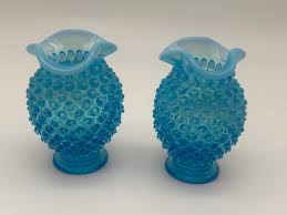 Vintage Fenton Blue Hobnail Vases Sold Separately - Only One ...