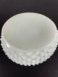 Fenton Milk Glass Hobnail Sooner/vase Unmarked (C) Boho ...