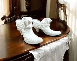 Fenton Art Glass Opal Satin Patriotic Cat With Hand Painted Stars & Stripes - Etsy