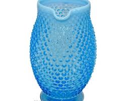 Fenton Hobnail Blue Opalescent #389-48 Ounce Tankard Jug ...