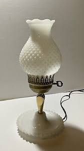 Vintage Milk Glass Hobnail Lamp Bedroom, living room- works ...