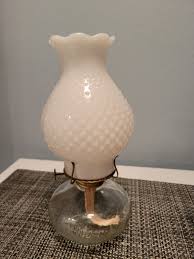 Vintage Hobnail Oil Lamp - Etsy
