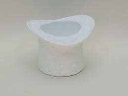 Vintage Fenton White Milk Glass Top Hat Vase Daisy Button Design 4.5" Pre-Logo | eBay