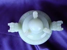 chinese jade censer dragon handles incense burner hetian | eBay