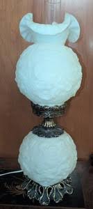 Fenton Poppy Gone with the Wind Lamp | eBay