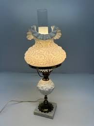 Fenton Milk Glass Lamps | eBay