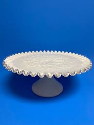 Fenton Spanish Lace Cake Stand - Etsy