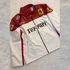 White Ferrari Jacket - Etsy Singapore