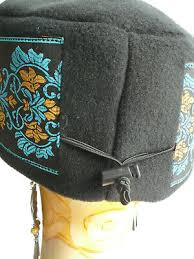 Black Polar Fleece Fez Cap 3 Inch Trim ~ Men's and Woman's ...