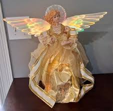 Fiber Optic Angel Tree Topper | eBay