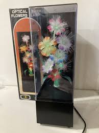 Fiber Optic Flower Lamp Music Box VTG 1984 Yirng Shehng #YS ...