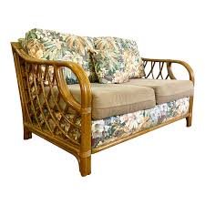 Vintage Boho Coastal Tropical Style Ficks Reed Style Rattan ...