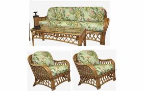 Crystal Lake Rattan Set of 3: 2 Chairs and Sofa
