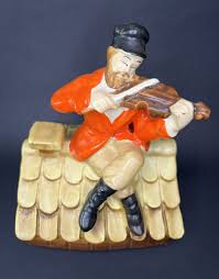 Vintage FIDDLER ON THE ROOF Spinning Music Box JAPAN Plays ...