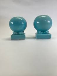 Vintage Fiesta Candle Holders. Turquoise. 1930's. - Etsy