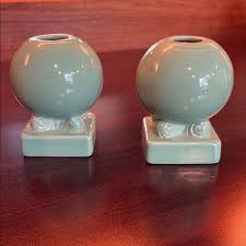 Fiestaware | Accents | Fiesta Ceramic Candle Holders Green | Poshmark