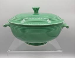 Vintage HLC Fiesta Fiestaware Light Green Covered Casserole Dish /b – Pathway Market