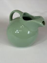 Vintage Hall green Ball Pitcher 633 Perfect Condition | eBay