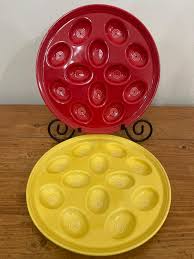 FIESTA 13" EGG TRAY in Scarlet or Sunflower Fiestaware ...