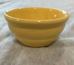 Vintage Bauer Pottery #36 Mixing Bowl Yellow | eBay