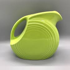 Fiesta Small Disc Pitcher in Chartreuse | Fiestaware 28oz ...