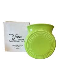 Fiesta - Chartreuse Green Millennium Vase II Y2K Homer ...