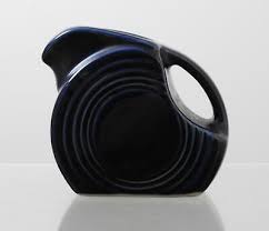 Vintage Bottom Stamp Fiesta Cobalt Blue Color 4 Oz Pitcher 2 ...