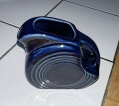 vintage HLC FIESTAWARE • MINI DISC PITCHER fiesta COBALT ...