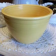 REDUCED Vintage Fiesta Yellow Mixing Bowl #3 Inside Rings Bowls Mid Century - Etsy