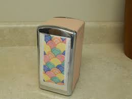 Fiesta Apricot Napkin Holder / Dispenser plus almost full ...