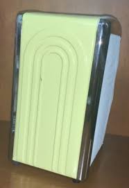 Homer Laughlin, Fiesta Ware 1996 Yellow Metal Napkin Holder ...