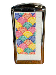 Fiesta Persimmon Go Along Napkin Dispenser & 100 NIP Napkins ...