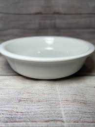 Fiestaware Fiesta White Medium Soup Bowl 7” | eBay