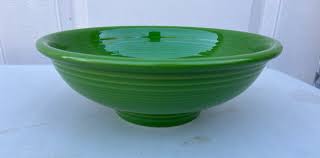 Fiestaware Pedestal Bowl Fiesta Shamrock New with Sticker ...