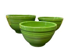 Fiesta Shamrock 3 pc Baking Mixing Bowl Set retired color ...