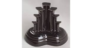 Fiesta Black (Intro 1986) Tripod Candleholder by Homer ...
