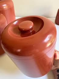 Trend Pacific Canister Set in Terra Cotta by Don Dame ...