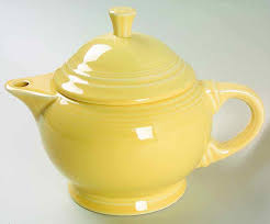 Fiesta Yellow (Intro 1987) Small Teapot & Lid by Homer Laughlin | Replacements, Ltd.