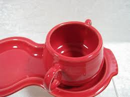 FIESTA TABLEWARE REPLACEMENT ART DECO SUGAR BOWL AND TRAY ...