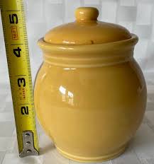 Vintage MCM HARVEST GOLD YELLOW Glazed Pottery Ceramic 5 ...