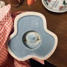 Fiestaware Baby Blue Tripod Pyramid Candle Stick Holder ...